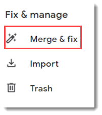 Merge and Fix Menu.png